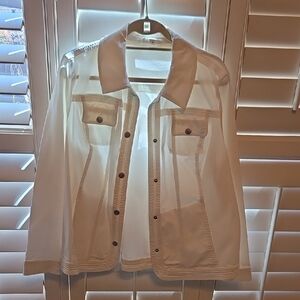 White Denim Jacket